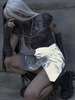 Gothique SK SKirt Sliver Polyester Néon Mini Lolita Jupe