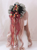 Gothique Top Hat dentelle Bow bibi cheveux clip Vintage Accessoires Déguisements Halloween