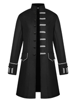 Gothique victorien de Steampunk Redingote vareuse Déguisements Halloween