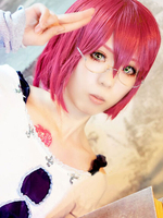 Gowther Cosplay Perruque Les Sept Péchés Capitaux Le Péché De La Chèvre De La Luxure Rose Rouge Cosplay Perruques Déguisements Halloween