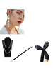 Great Gatsby Accessoires Années 1920 Femmes Flapper Bandeau Perles Collier Boucles D\