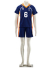 Haikyu Chikara Ennoshita Costume de Cosplay Karasuno High SchoolNO.6 Jersey Déguisements Halloween