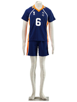 Haikyu Chikara Ennoshita Costume de Cosplay Karasuno High SchoolNO.6 Jersey Déguisements Halloween
