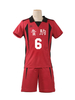 Haikyuu!! Nekoma lycée n ° 6 Shohei Fukunaga Cosplay Costume ensemble complet uniforme de léquipe de basket-ball