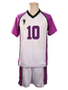 Haikyuu!! Shiratorizawa Academy n ° 10 Kenjiro Shirabu Cosplay Costume ensemble complet uniforme de léquipe de basket-ball