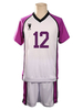 Haikyuu!! Shiratorizawa Academy n ° 12 Taichi Kawanishi Cosplay Costume ensemble complet uniforme de léquipe de basket-ball