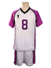 Haikyuu!! Shiratorizawa Academy n ° 8 Tsutomu Goshiki Costume de Cosplay ensemble complet uniforme de léquipe de basket-ball