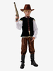 Halloween Costumes de pirate pour enfants Café Marron Halloween Carvinal Ensemble en polyester pour enfants
