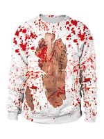 Halloween Costumes Unisexes Haut Blanc Top Costumes De Vacances