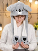 Halloween Hat Koala Moving Hat lapin oreille cosplay costume