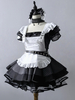 Halloween rentrée scolaireRobe de soubrette vintage élégante style Lolita japonais tablier à volants avec bordure en dentelle uniforme aristocrate gothique kawaii