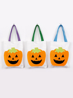 Halloween Trick Or Treat Sacs Sac fourre-tout à la citrouille