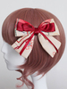 Han Lolita bandeau chinois Palais lanterne rouge en mousseline de soie Bow imprimée Lolita coiffures Déguisements Halloween
