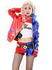 Harley Quinn - Costume de Cosplay de Harley Quinn Batman Suicide Squad 2021 Déguisements Halloween