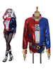 Harley Quinn - Costume de Cosplay de Harley Quinn Suicide Squad 2021 Déguisements Halloween