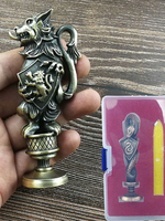 Harry Potter Film Costume Cosplay JK Rowling Série Café Brun Métal Type de campus Stamper Film TV Drame Cosplay Prop Déguisements Halloween
