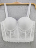 Haut Sexy Top Sexy Taille Haute avec Bretelles à Col Décolleté en V Unicolore Haut Sexy