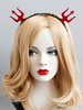 Headband Devil Déguisements Halloween Hairband Pour Femme Accessoires Cheveux Rouges