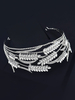 Headpiece de mariage Sliver Metal Cheveux Accessoires pour la mariée