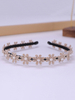 Headpiece Wedding Headwear Flower Accessoires pour cheveux de mariée en microfibre