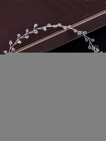 Headpiece Wedding Headwear Flower Metal Accessoires pour cheveux de mariée