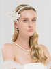 Headpieces Vintage Women Headband Pearls Accessoires pour cheveux Déguisements Halloween