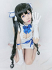 Hestia Cosplay Black Wig Est-il mauvais dessayer de ramasser des filles dans un accessoire de Donjon Cosplay Déguisements Halloween