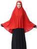 Hijab musulmane femmes écharpe de couleur unie