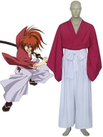 Himura Kenshin costume de cospaly dans Rurouni Kenshin Déguisements Halloween
