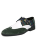 Homme Chaussures Mocassins Sangle Ajustable Sans lacets Bloc de Couleur Bout rond Cuir PU
