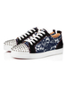 Hommes Baskets Cosy Bout Rond Clouté Étoiles Imprimé Motif Dentelle Toile Plus La Taille Baskets