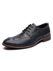 Hommes Chaussures Habillées Mode Bout Rond Sangle Réglable En Cuir PU Mocassins Bleu Marine