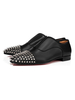 Hommes Chaussures Habillées Qualité Bout Pointu Yacht Hall Church Slip-On Polyester PU Cuir Noir Costume Chaussures