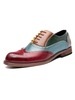 Hommes Chaussures Mode Bout Rond Sangle Réglable En Cuir PU Richelieus Richelieu Chaussures Wingtips Chaussures