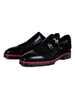Hommes Chaussures Monk Noir Round Tow Slip-On Loafer Chaussures