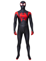 Hommes Cosplay rouge noir Lycra Spandex Catsuits Zentai American Comic Film Cosplay Halloween Costume