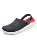 Hommes Crocs Bleu foncé Slip-On PU Upper Torge Top Toe Summer Daily Home Home Sandale