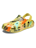 Hommes Crocs Green Slip-On PU Haute Tour"idien Daily Casual Home Sandale plate