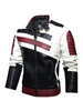 Hommes Cuir Vestes Cuir PU-Cuir Burgundy Fashion Cool Winter manteaux