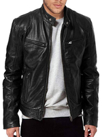 Hommes Cuir Vestes Cuir PU Cuir Smart Smart Cool Winter Coats
