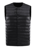 Hommes Gilet Noir Vêtements Débardeurs T-shirts hommes Décontractés Col Rond