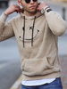 Hommes Hoodies À Capuche Manches Longues Poches Polyester Casual Sweatshirt