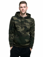 Hommes Hoodies Capuche Manches Longues Camouflage Polyester Sweatshirt