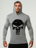 Hommes Hoodies Capuche Manches Longues Imprimé Polyester Chic Sweat
