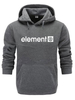 Hommes Hoodies Capuche Manches Longues Polyester Gris Foncé Sweat