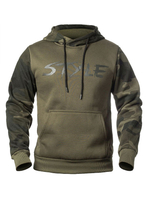 Hommes Hoodies Sweat-shirt à capuche en polyester à manches longues