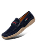 Hommes Loafer Chaussures Fashion Pigskin Monk Strap Slip-on Casual Plat Chaussures