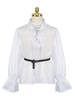 Hommes médiévaux Chemises Chevalier cosplay costume Renaissance Retro Hauts Habits de fête Déguisements Halloween