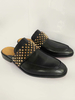 Hommes Mocassins Mocassins Chaussures Rivets en peau de vache populaires Slip-On Bout rond Chaussures plates décontractées