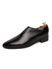 Hommes Mocassins Slip On Round Toe PU Cuir Noir Mocassins